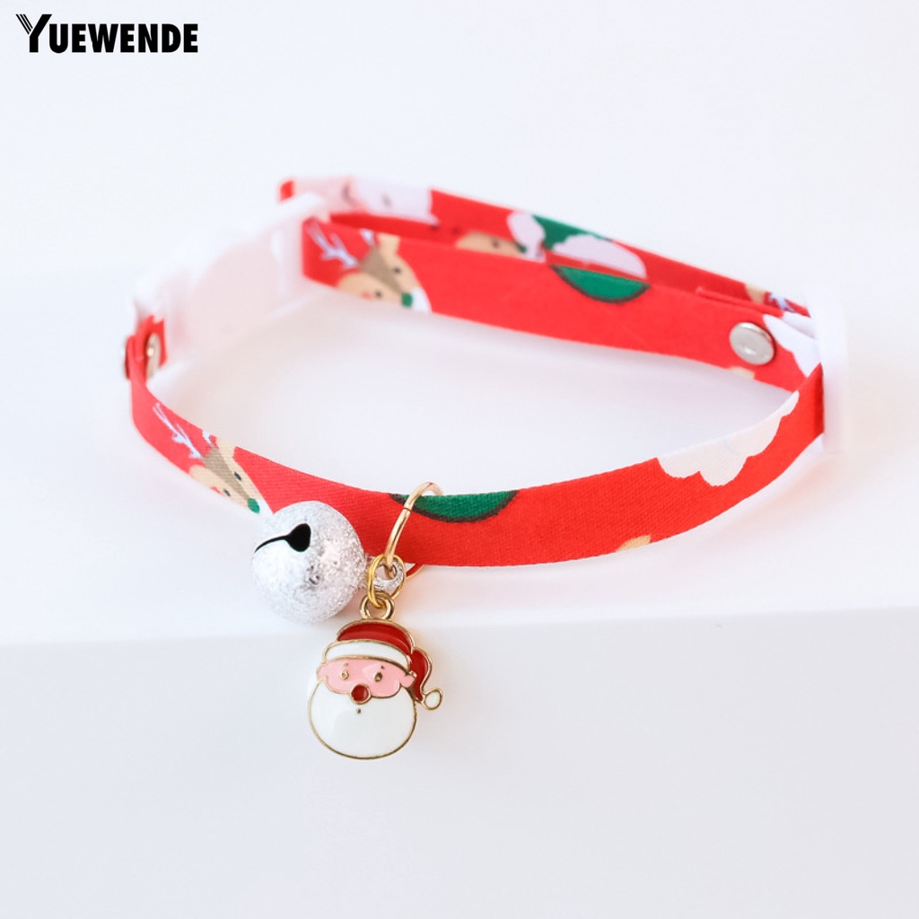 Vòng Đeo Cổ Bằng Polyester Chống Nước Chống Mài Mòn Chủ Đề Giáng Sinh Dành Cho Thú Cưng YQ.E