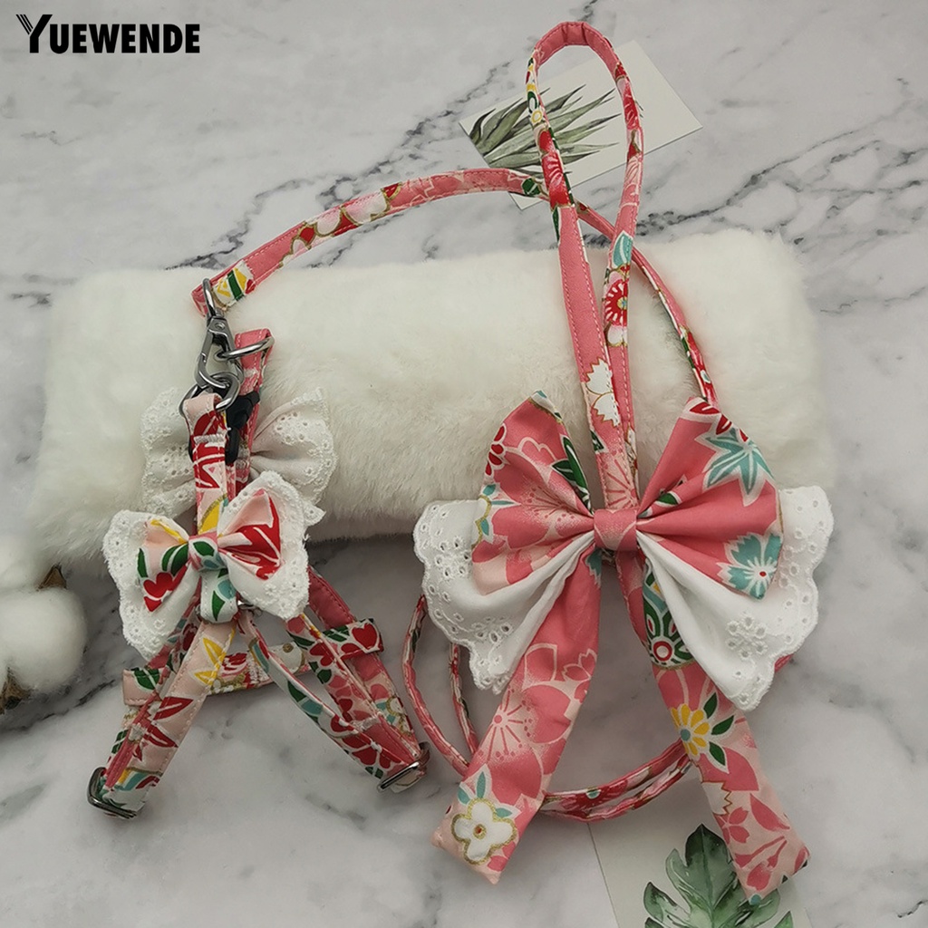 1 Bộ Dây Dắt Thú Cưng Đi Dạo Bằng Cotton Chống Mòn Cỡ Lớn Tiện Dụng