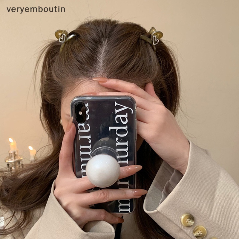 Kẹp Tóc Nhỏ 4.5cm Màu Nhám Đơn Giản Thời Trang Cho Nữ