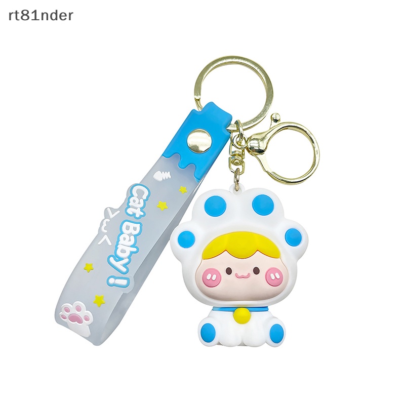 Rt Móc Khóa Hình Mèo Hoạt Hình Dễ Thương