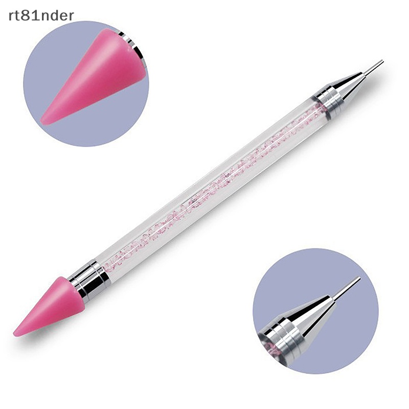 Rt Set 5 Đầu Bút Sáp Chấm Bi Thay Thế Đính Đá Trang Trí Móng Tay