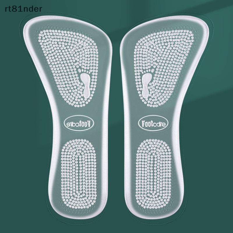 Rt Cặp Đệm Silicone Lót Giày Hỗ Trợ Chỉnh Hình Bàn Chân Phẳng Cho Nữ