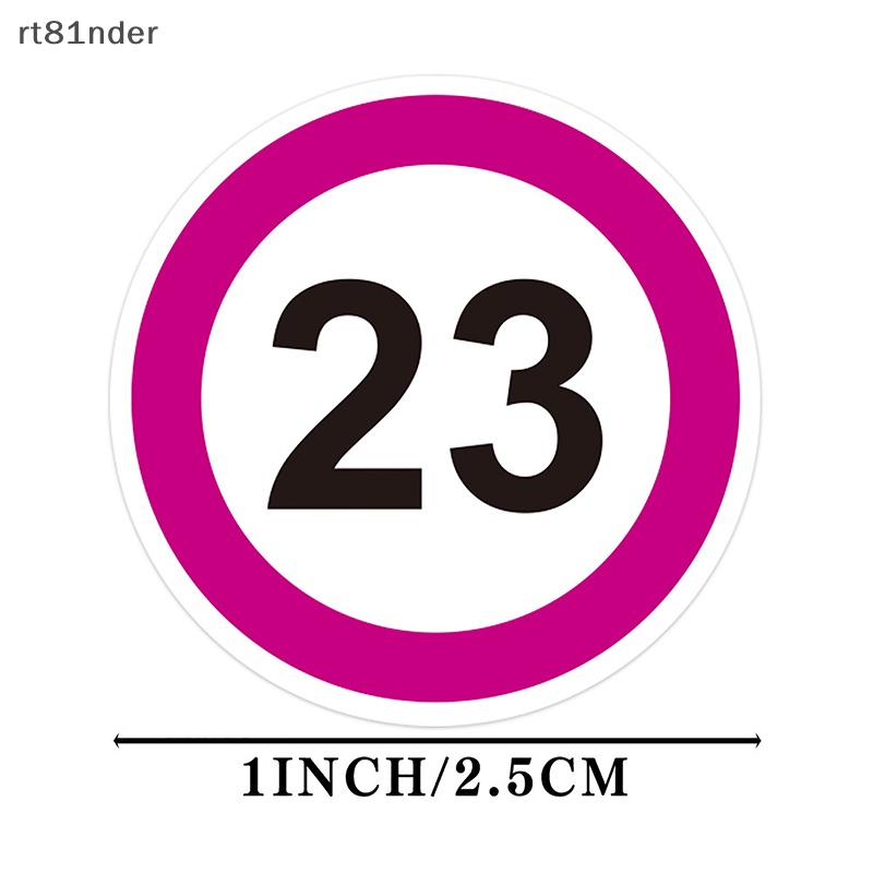 Rt Set 10 Tờ / 1in Giấy Dán Móng Tay Tự Dính Hình Số Num n