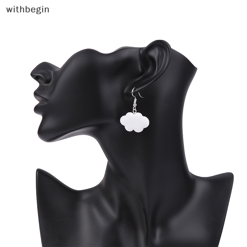 Bộ Khuyên Tai Hình Học / Trái Tim / Bướm Nhiều Màu Dễ Thương Thời Trang Cho Nữ