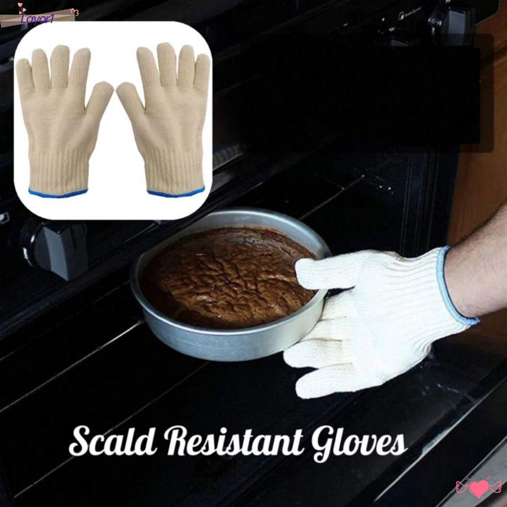 1 2 Găng Tay Nấu Ăn Polyester Có Thể Giặt Rửa Bảo Vệ Tiện Dụng