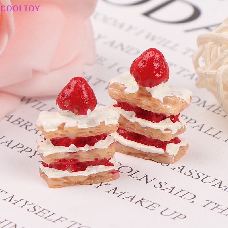 Set 2 Bánh Napoleon Mini Tỉ Lệ 1: 12 Trang Trí Nhà Búp Bê