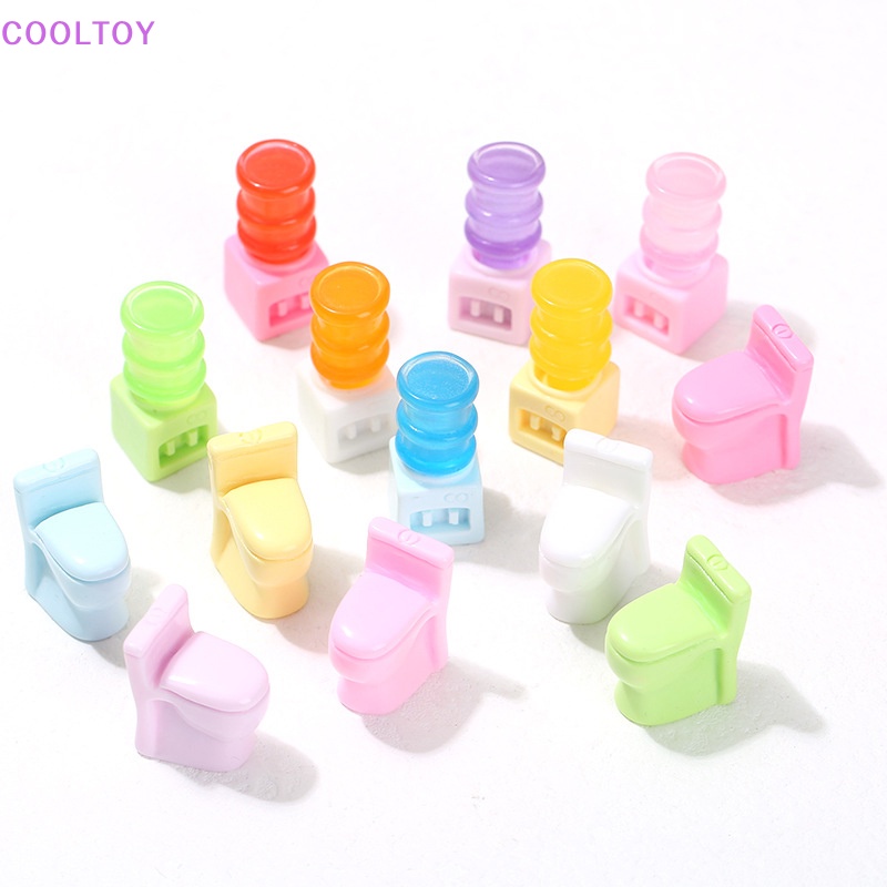 Cooltoy Mô Hình toilet mini Nhiều Màu Sắc Trang Trí Nhà Búp Bê