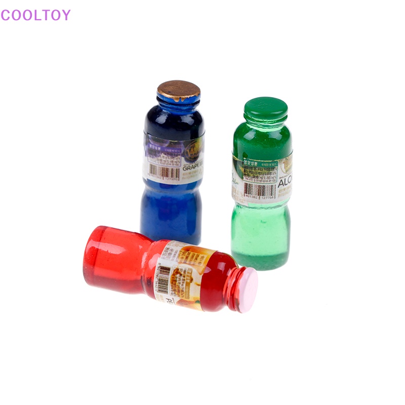 Cooltoy Set 5 Chai Nước mini Tỉ Lệ 1: 12 Trang Trí Nhà Búp Bê