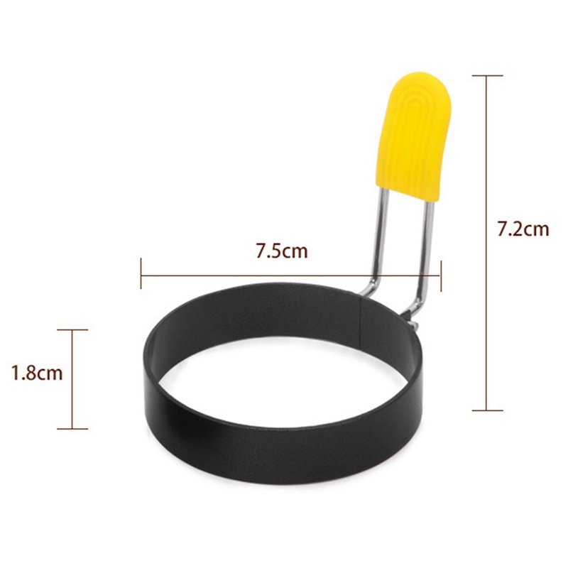 Set 2 / 4 Vòng Đánh Trứng Bằng Thép Không Gỉ Chống Bỏng Có Tay Cầm Có Thể Gấp Gọn Tiện Lợi