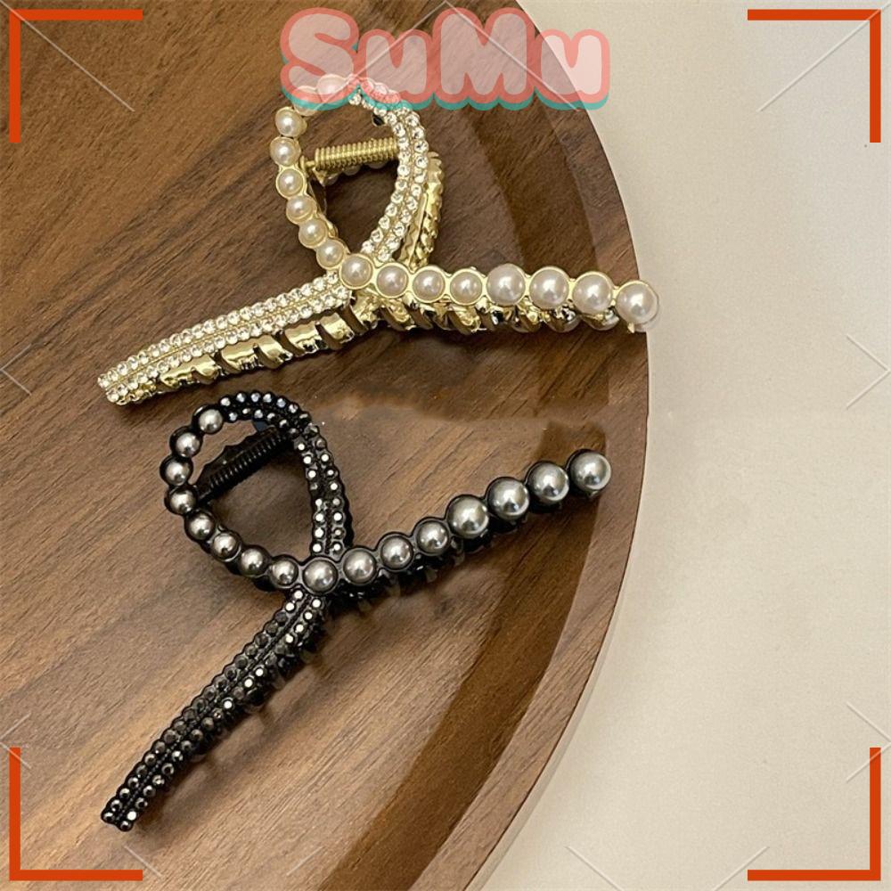 SUMU Kẹp Tóc Hình Cá Mập Bằng Kim Loại Chống Trượt