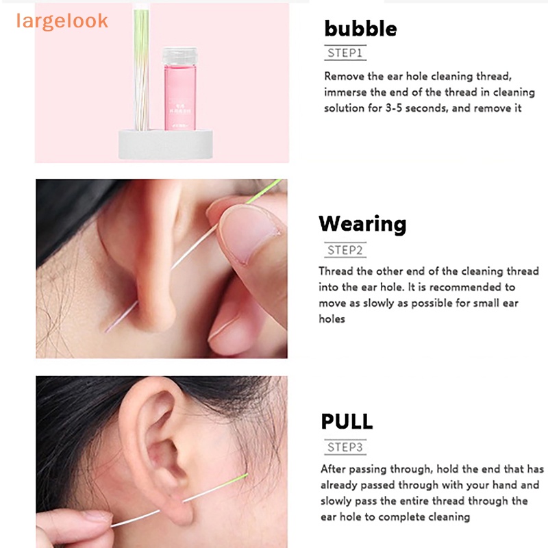 Bộ Dụng Cụ Làm Sạch Lỗ Tai Dùng Một Lần Dung Tích 15ml