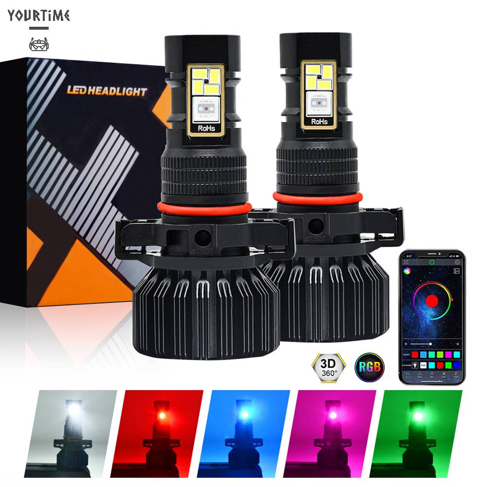 Đèn Pha Chống Nước IP68 Điều Khiển Bằng Ứng Dụng Sương Mù 15000LM Cho Xe