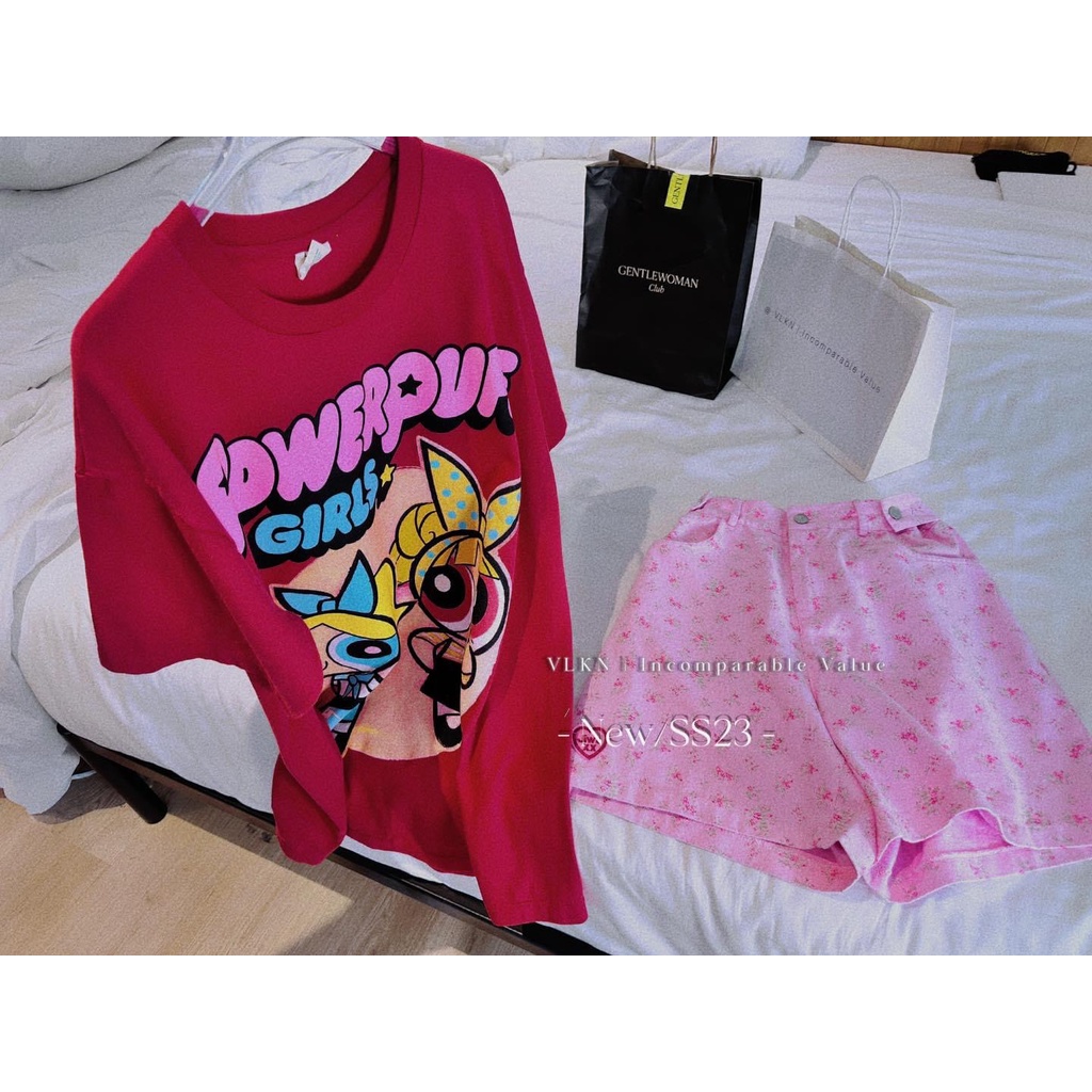 Áo phông bé gái po.wer girl u.k