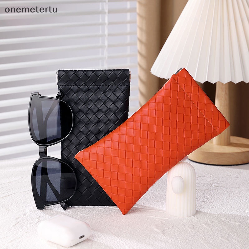 Onemetertu 1 Hộp Đựng Mắt Kính Bằng Da PU Chống Thấm Nước