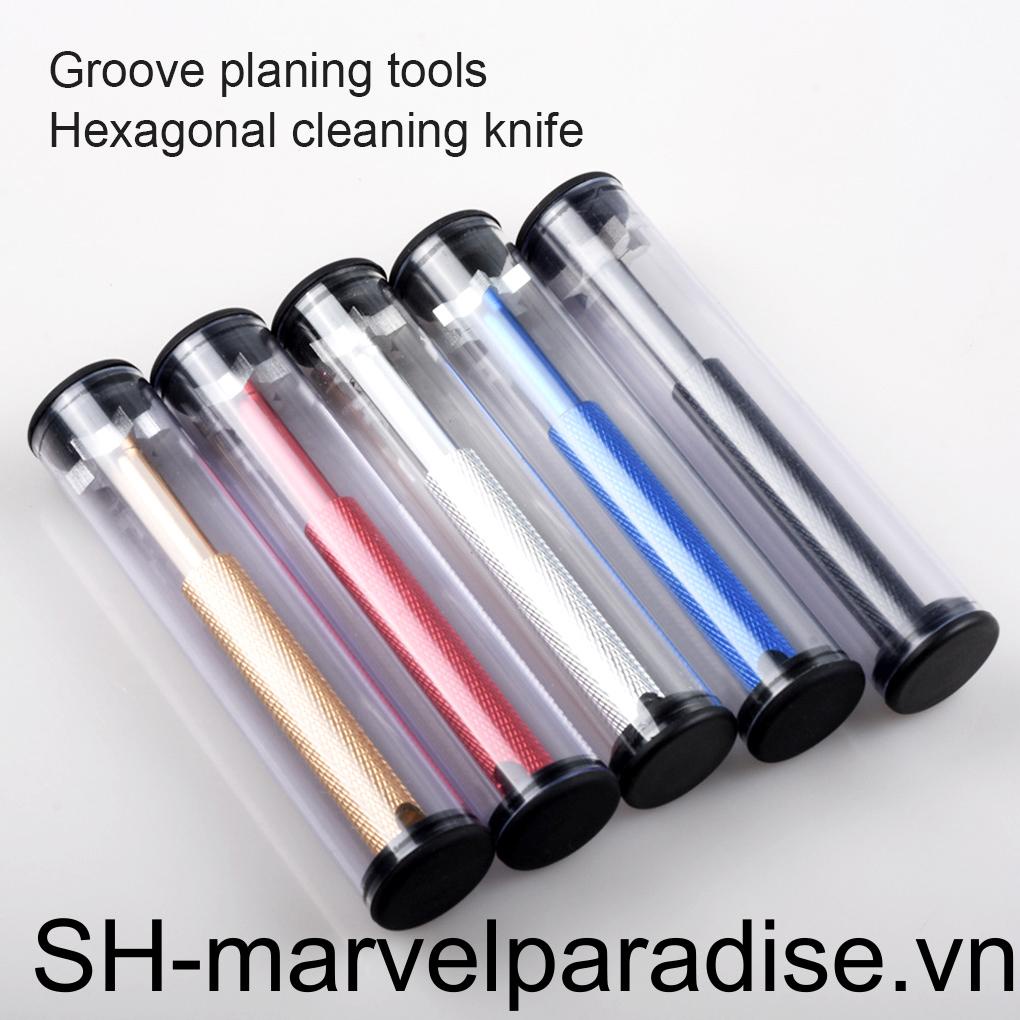 Dụng Cụ Mài Rãnh Gậy Đánh Golf Thiết Kế 6 Đầu Bằng Hợp Kim Nhôm Tiện Dụng