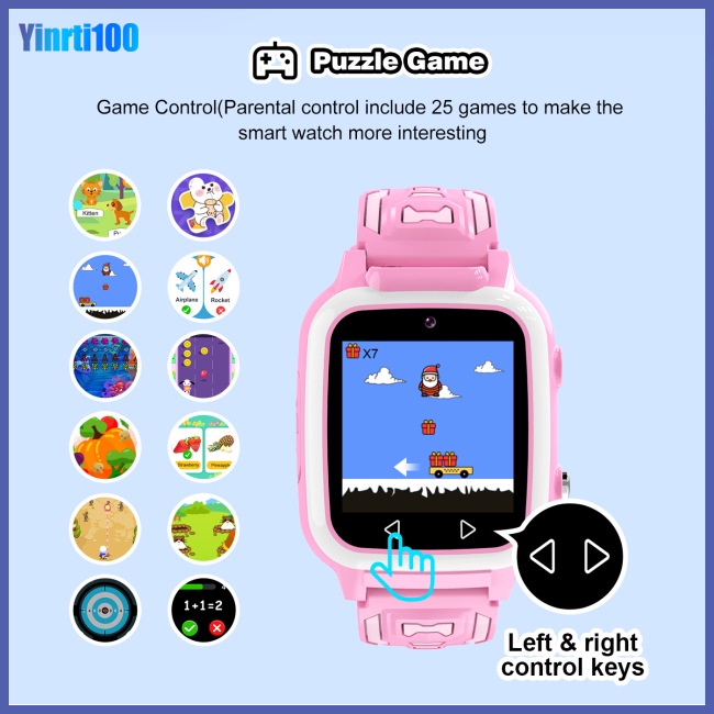 Đồng Hồ Thông Minh Yinrti Y8x Có Định Vị Gps Chống Lạc 25 Trò Chơi