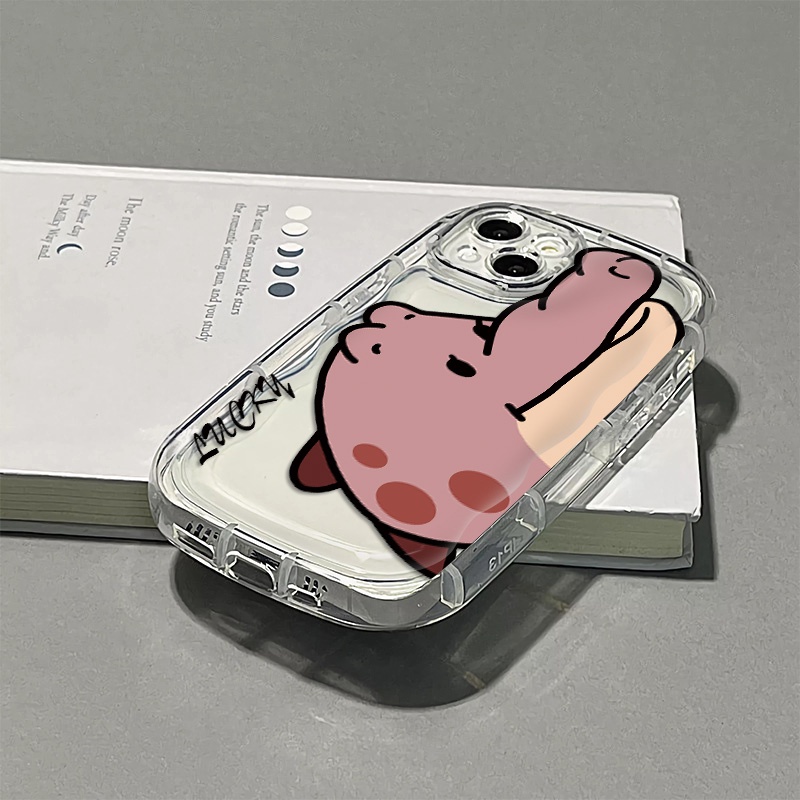 Ốp Điện Thoại Silicon Mềm Trong Suốt Chống Sốc In Họa Tiết Dễ Thương Cho IPhone 14 13 12 11 Pro Max XS X XR 8 + 7 Plus