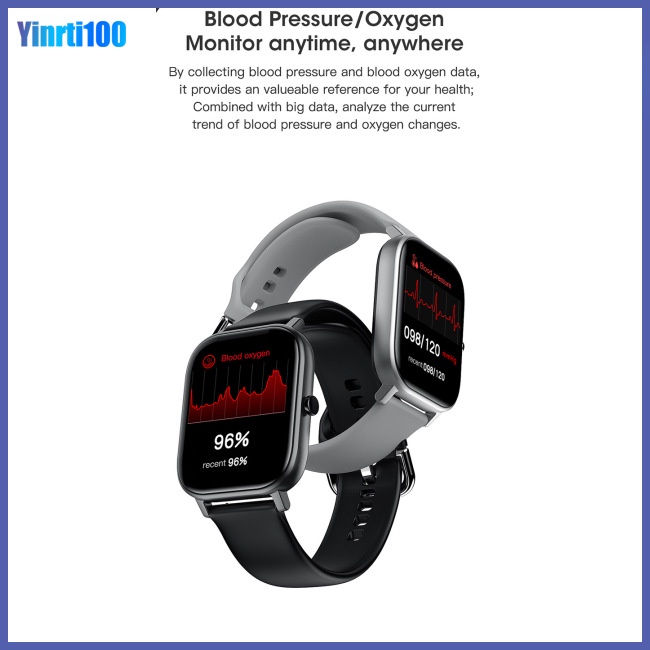 Đồng Hồ Thông Minh Yinrti L18 Theo Dõi Sức Khỏe Kèm Phụ Kiện