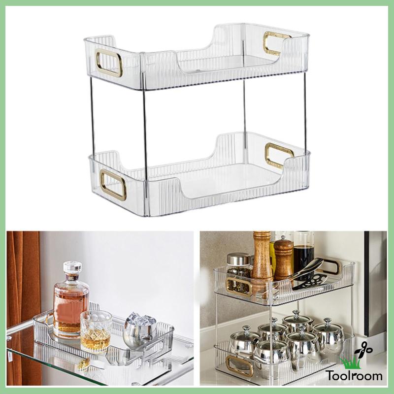 Giá Đựng Đồ Trang Sức / Mỹ Phẩm Để Bàn Màu Xanh Lá