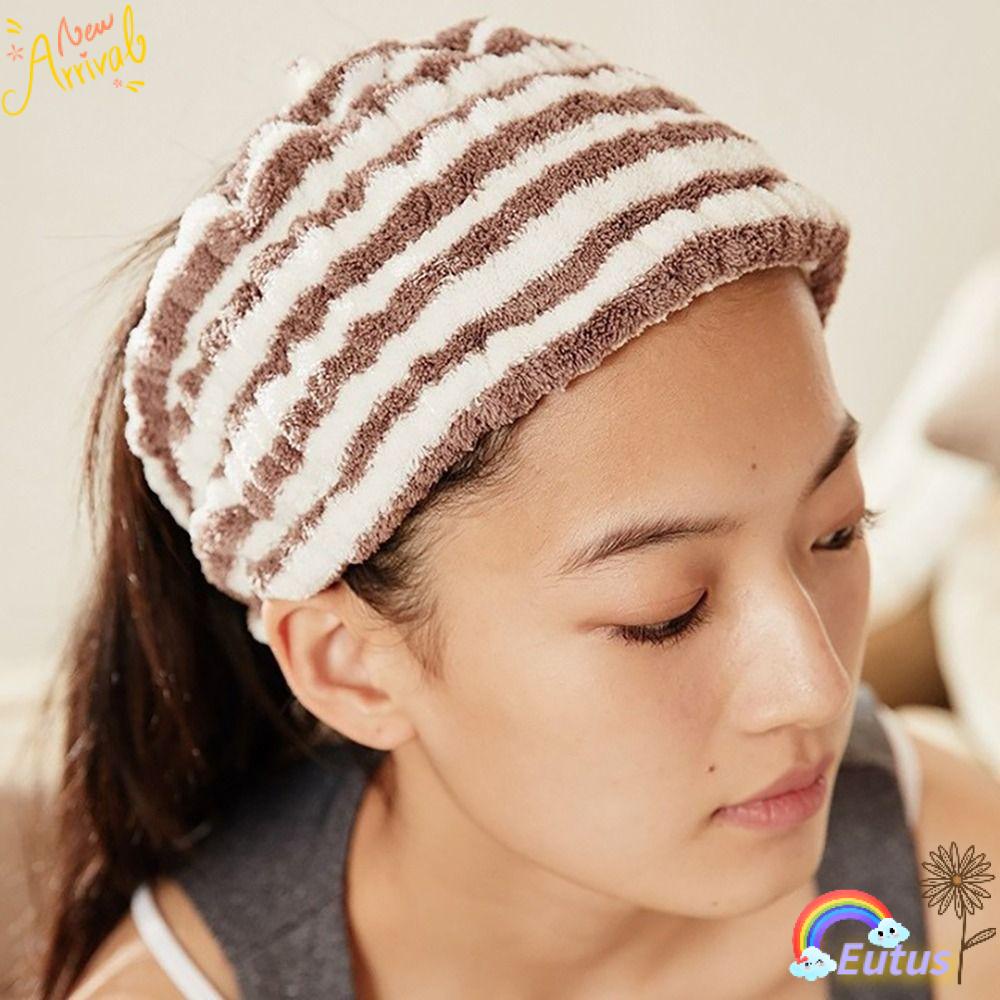 Băng Đô Sợi Micro Thấm Hút Tốt Tiện Dụng Rửa Mặt Trang Điểm