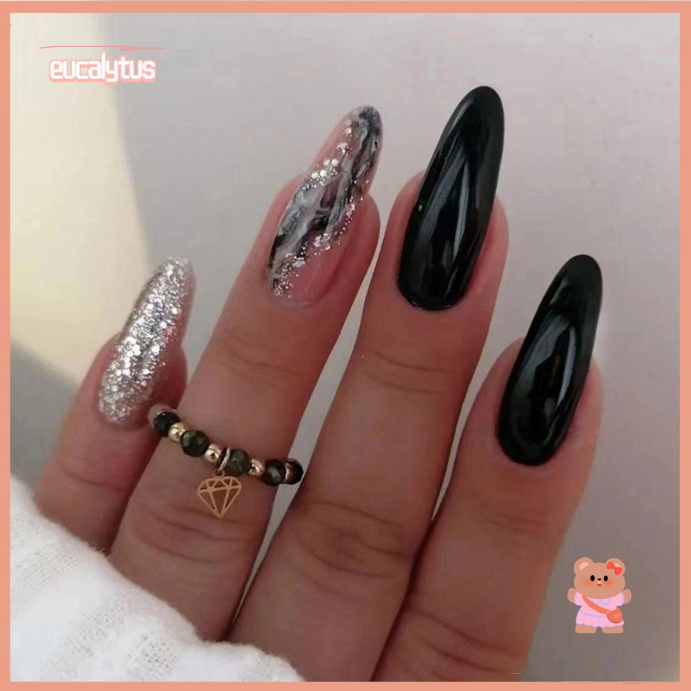 Set 24 Móng Tay Giả Có Thể Tháo Rời DIY