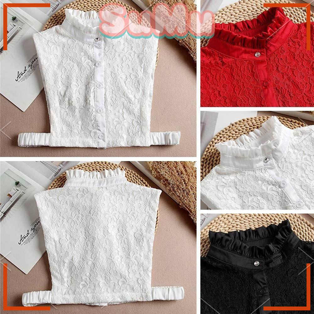 Cổ Áo Rời Rời Cổ Bẻ Kiểu Cổ Điển Thời Trang Cho Nữ