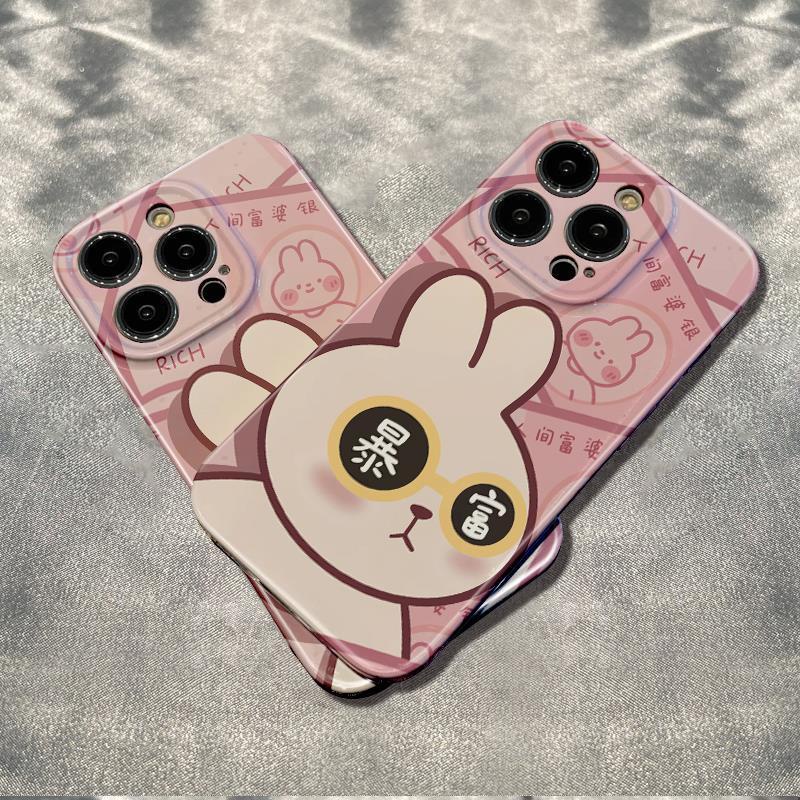 Ốp Điện Thoại Mềm Chống Sốc Hình Thỏ May Mắn Cho Iphone 1114pro 12 Plus6In max7813 YVE8