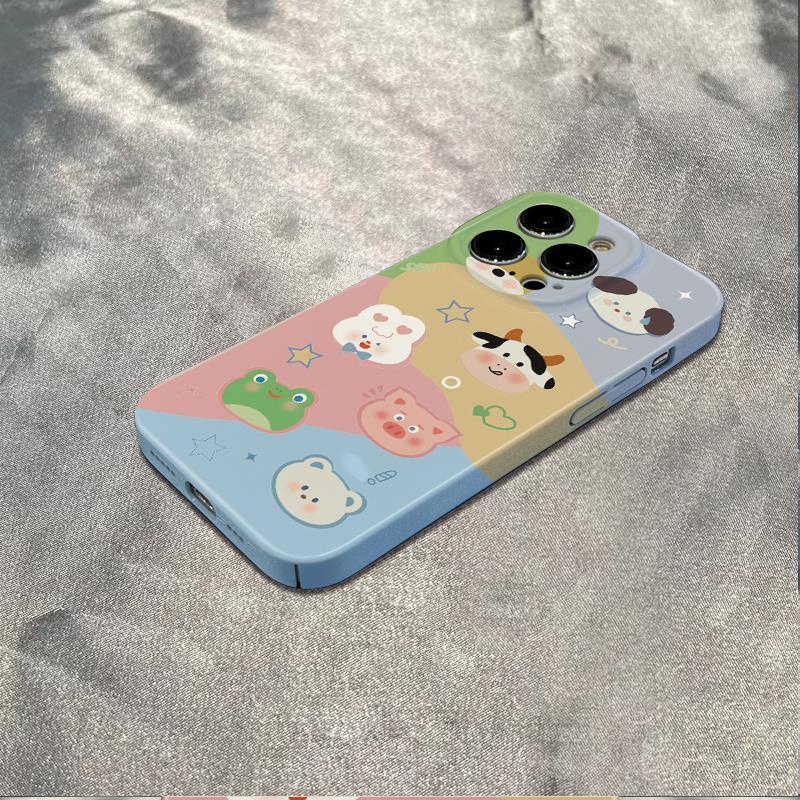 Ốp Điện Thoại Mềm Chống Sốc In Hình Sở Thú Ếch Cho Iphone 12 13 11 14Pro + 78Max