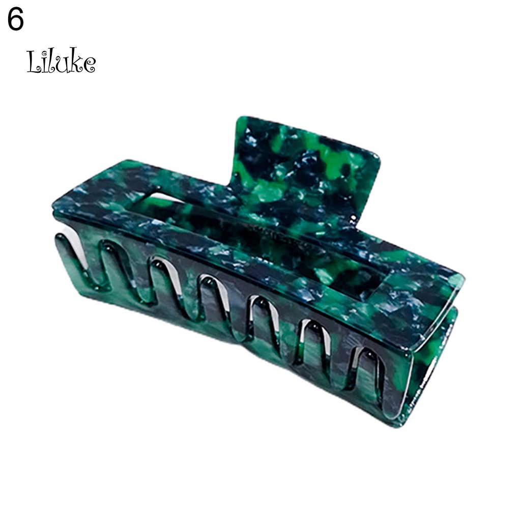 Kẹp Tóc Hợp Kim Màu Trơn Kiểu Dáng Retro Thời Trang Cho Nữ