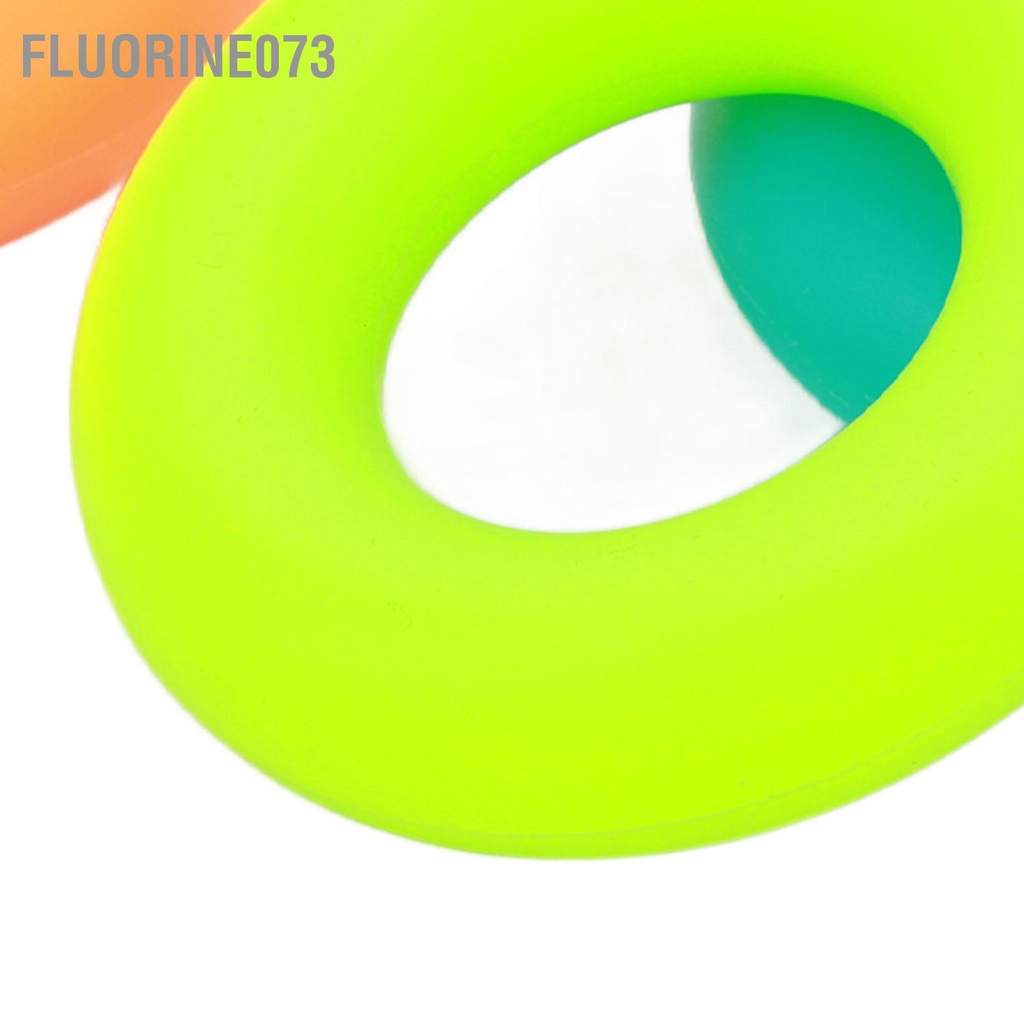 Fluorine073 Dụng cụ tăng cường tay cầm bằng silicon Màu hỗn hợp Có thể giặt được tập ngón di động Máy nhỏ