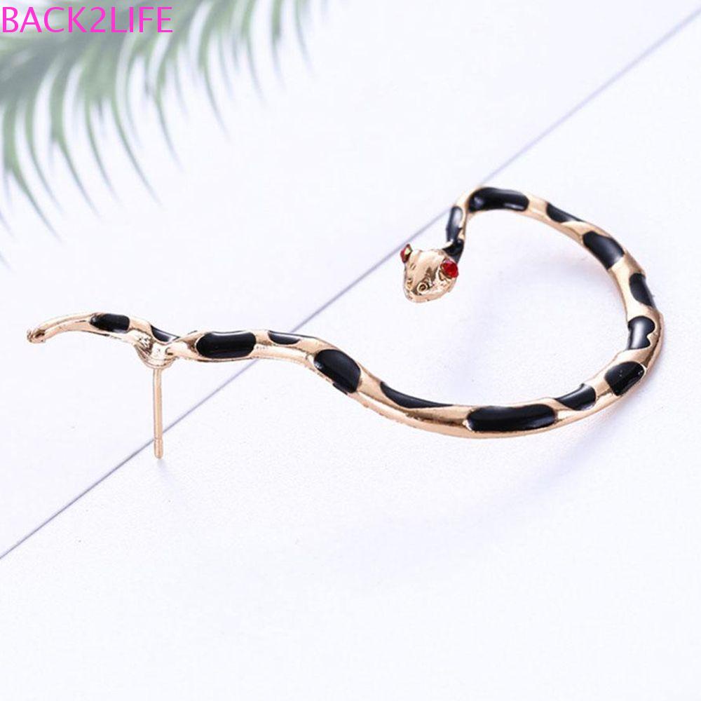 Bông Tai Thời Trang Kiểu Kẹp Đính Kim Cương Giả Cho Nữ BACK2LIFE