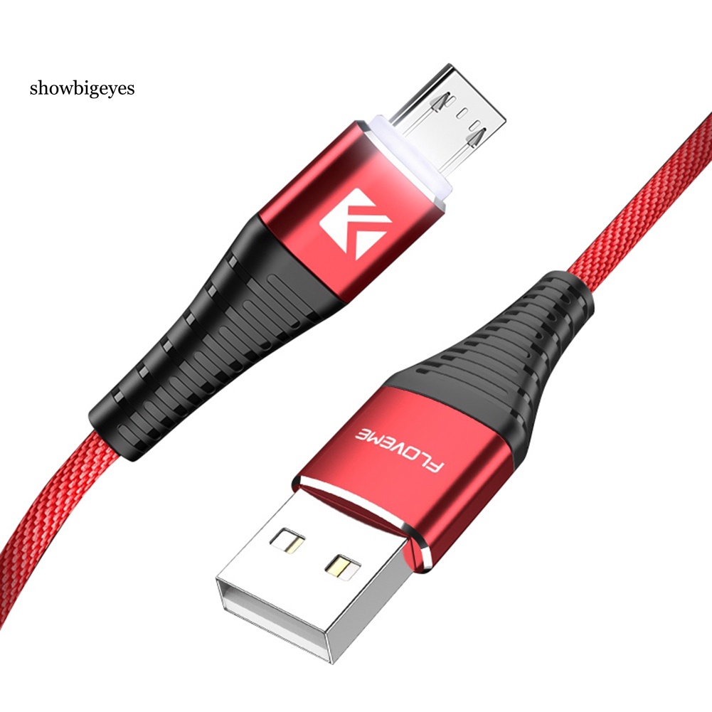 Cáp Sạc Nhanh Micro USB 2.1A Có Đèn LED Chuyên Dụng Cho Android