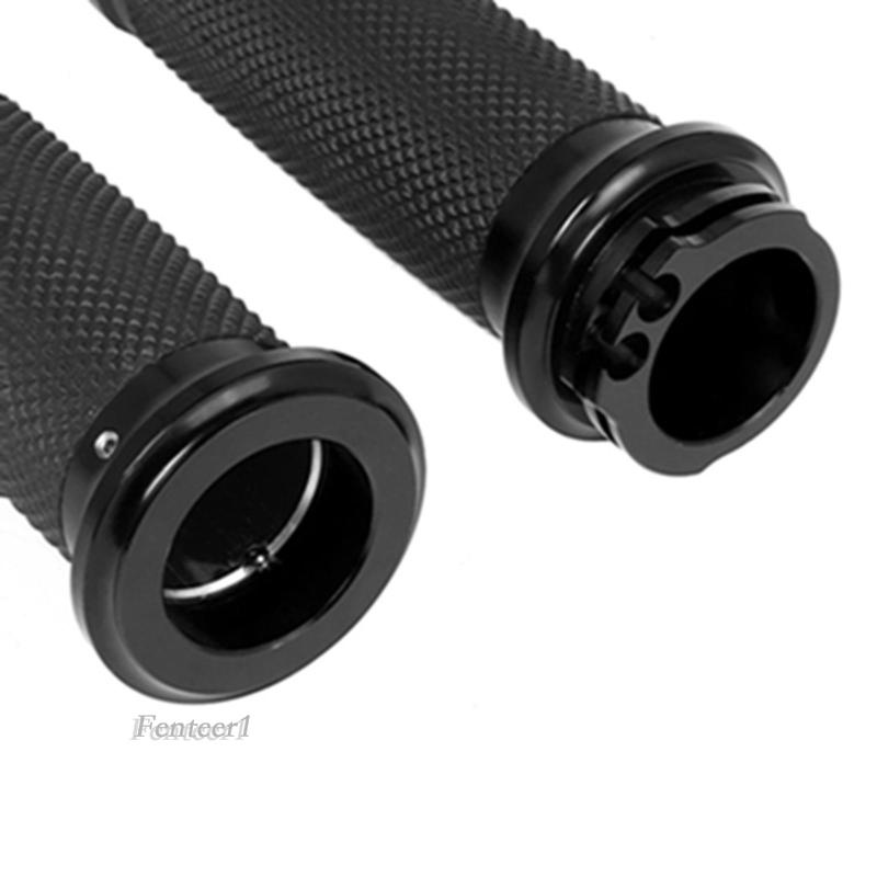 Vỏ Bọc Tay Cầm Xe Máy Màu Đen Chống Trượt 25mm Fenteer1