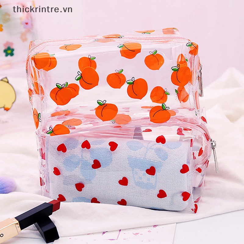 Túi Đựng Bút Bằng PVC Trong Suốt Chống Thấm Nước