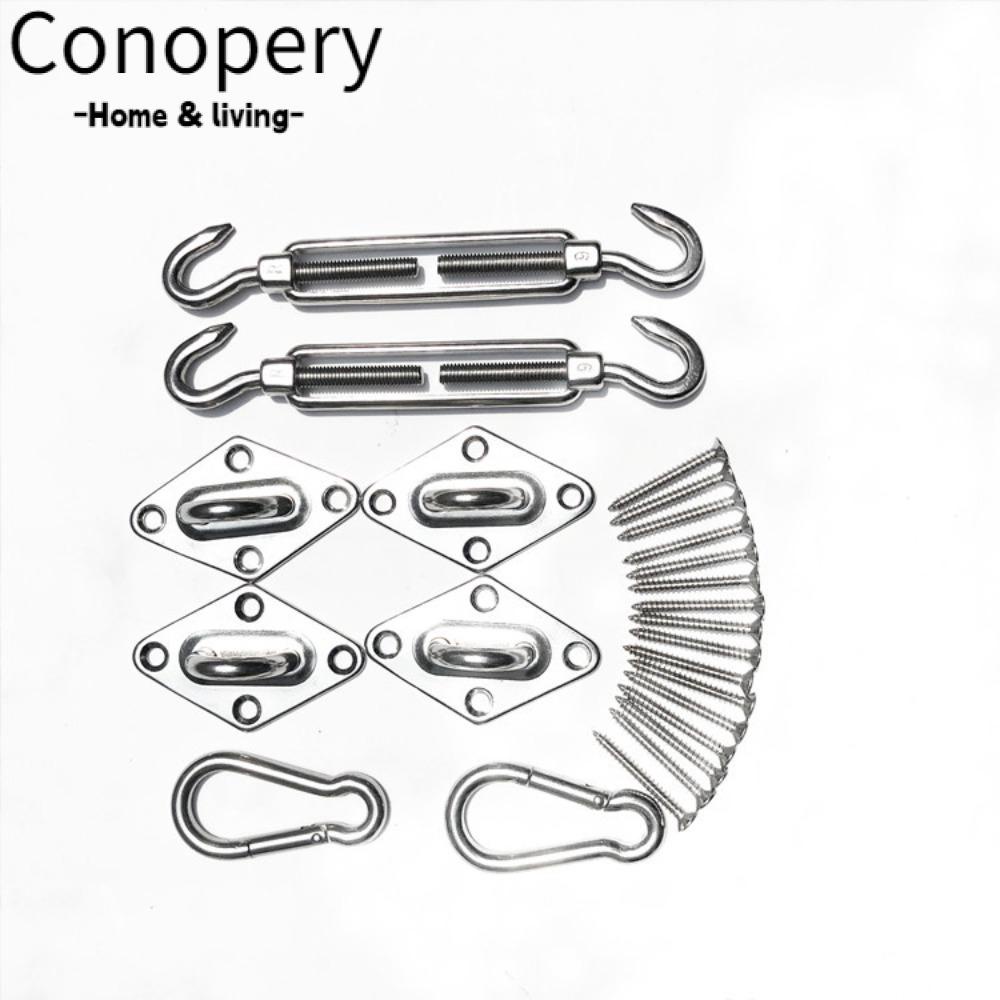 CONOPERY Móc Treo Tấm Che Nắng Chịu Được Sức Nặng Kèm Ốc Vít Gắn Trần Nhà
