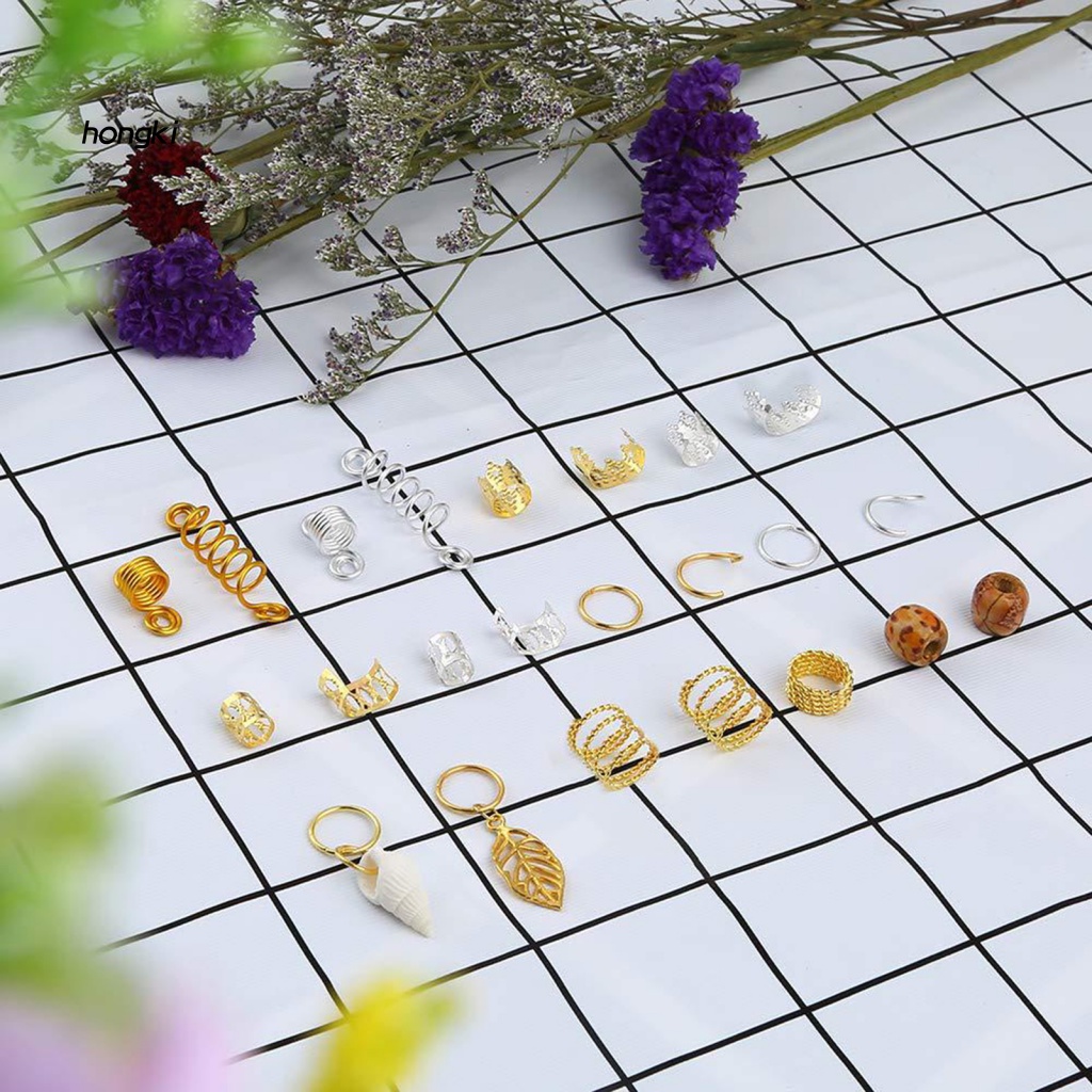 Bộ 200 Kẹp Tạo Kiểu Tóc Dreadlock Mini Cho Nữ