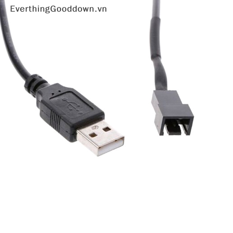 Everthinggooddown Cáp Kết Nối usb 2.0A male Sang 4-pin Cho Quạt Máy Tính 5v Vn