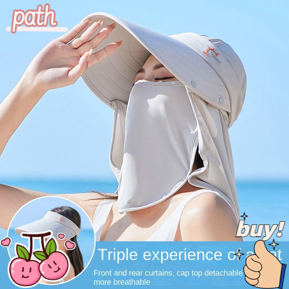 PATH Mũ Chống Nắng Mùa Hè Thoáng Khí Thấm Hút Mồ Hôi Bảo Vệ Cổ Thời Trang