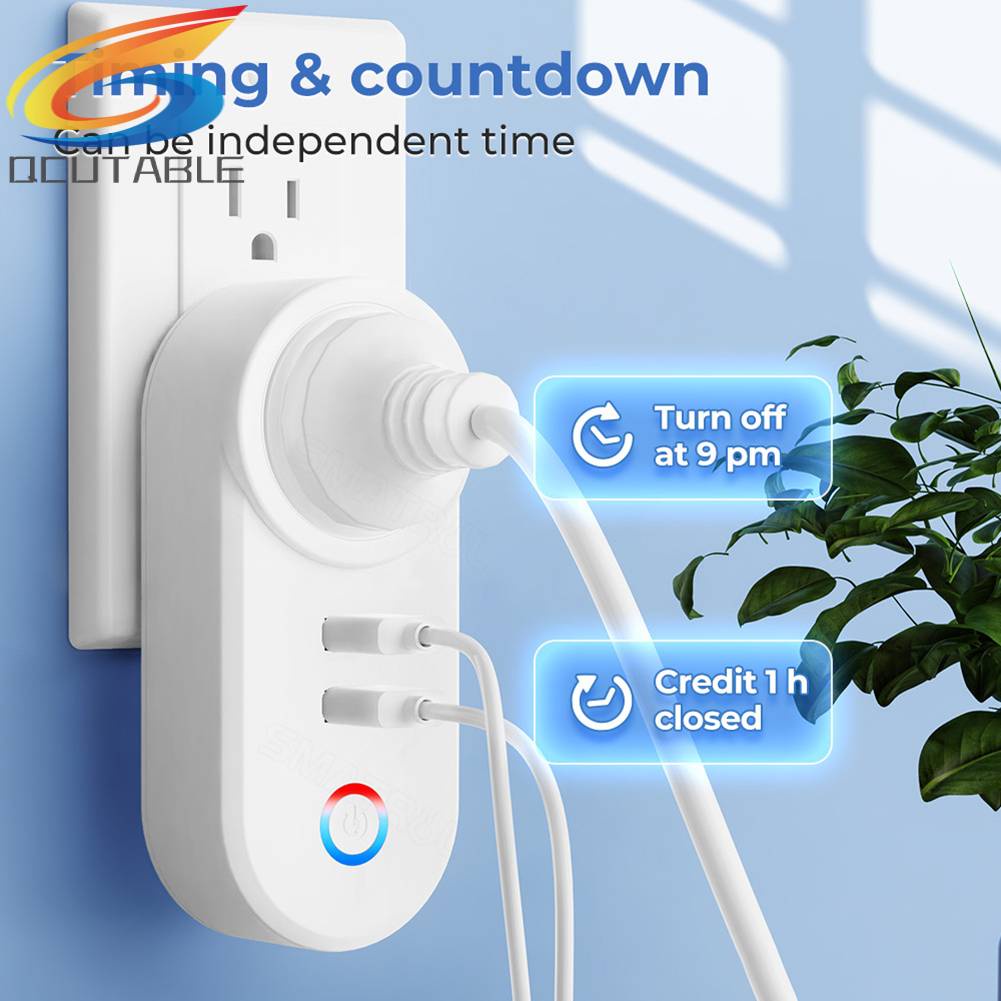 Ổ Cắm Điện Thông Minh 16A Điều Khiển Bằng Giọng Nói Qua Ứng Dụng