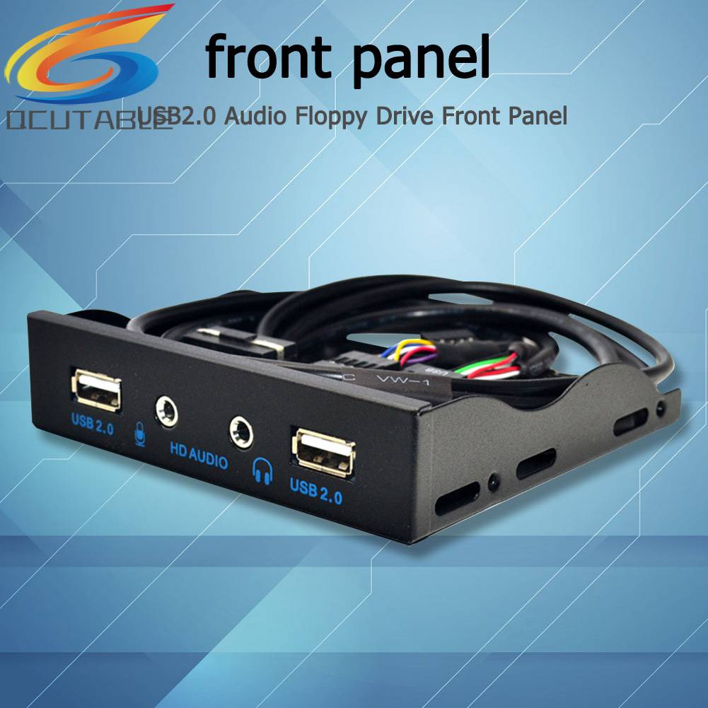 Bảng Điều Khiển Âm Thanh 3.5 inch 9Pin Sang 2 USB 2.0 Bay HD Audio 3.5mm