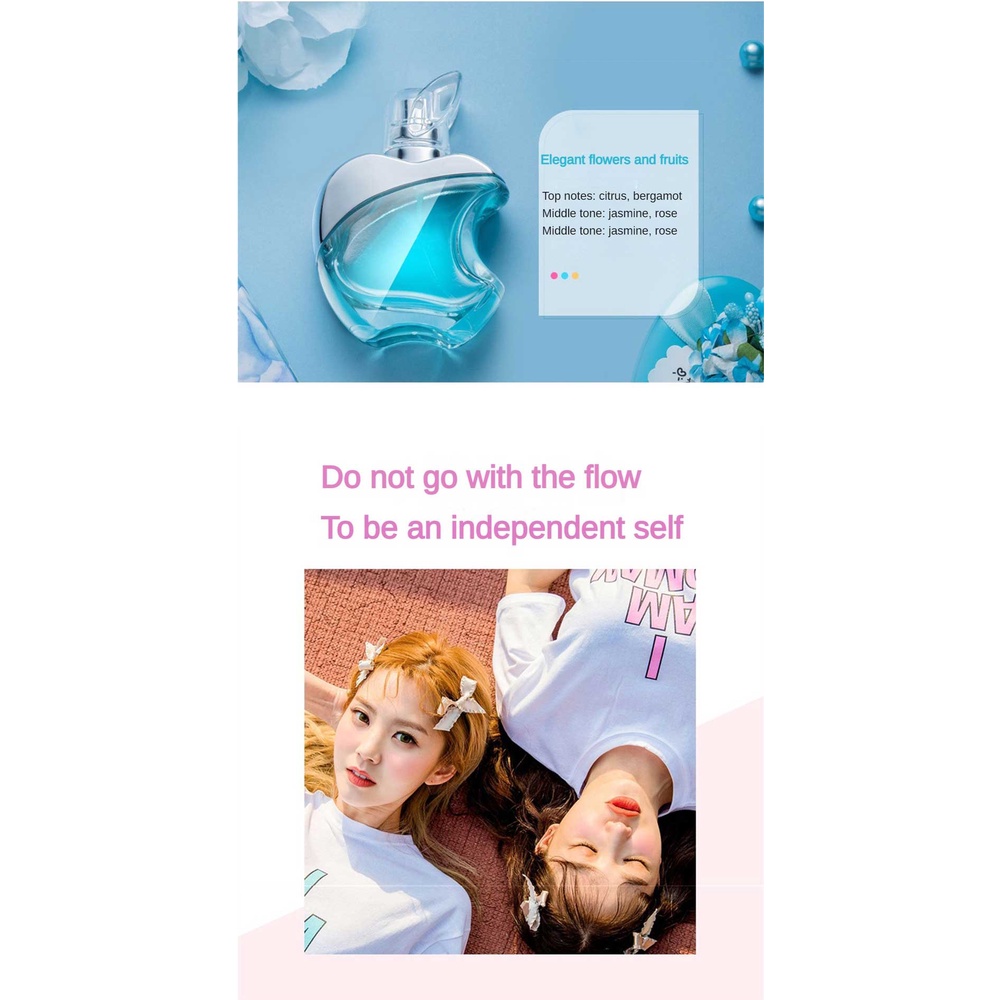 Nước hoa JULYSTAR 30ml hương thơm lâu thiết kế quả táo thịnh hành 2023