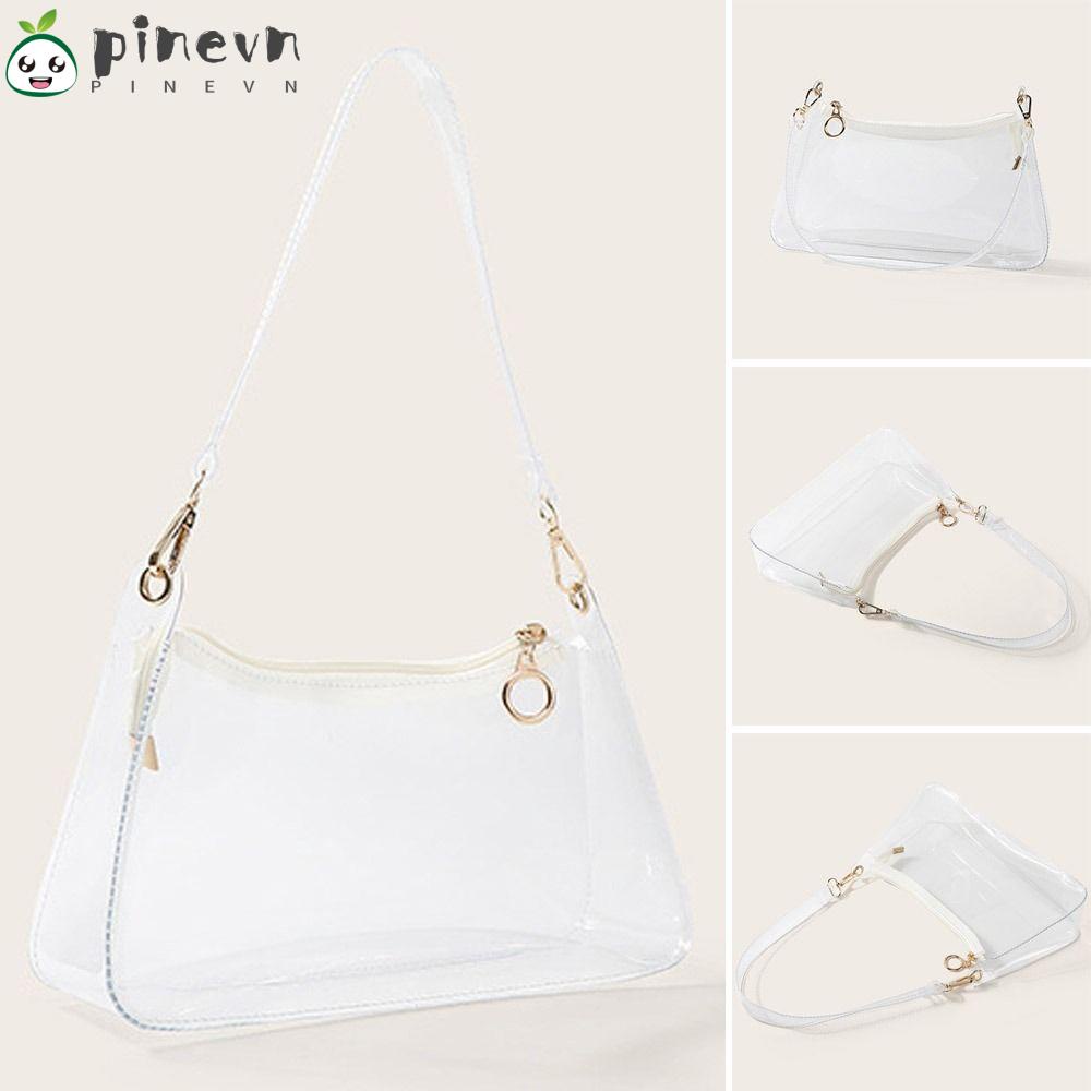 PINEVN Túi Đeo Vai Du Lịch Cỡ Lớn Màu Trong Suốt