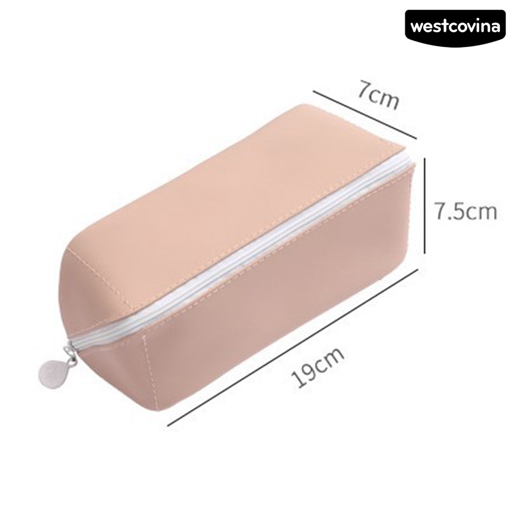 [WSTN] [WSTN]✎Túi Đựng Bút Chì Sức Chứa Lớn Có Khóa Kéo Bề Mặt Mịn Chống Mài Mòn Có Thể Tái Sử Dụng