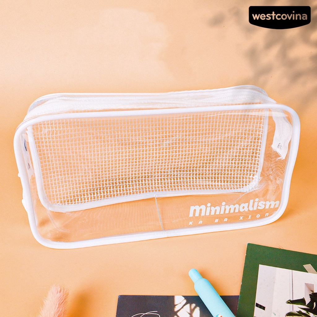 [WSTN] [WSTN]✎Túi Đựng Bút Trong Suốt Cỡ Lớn Chống Thấm Nước Tiện Dụng Cho Học Sinh