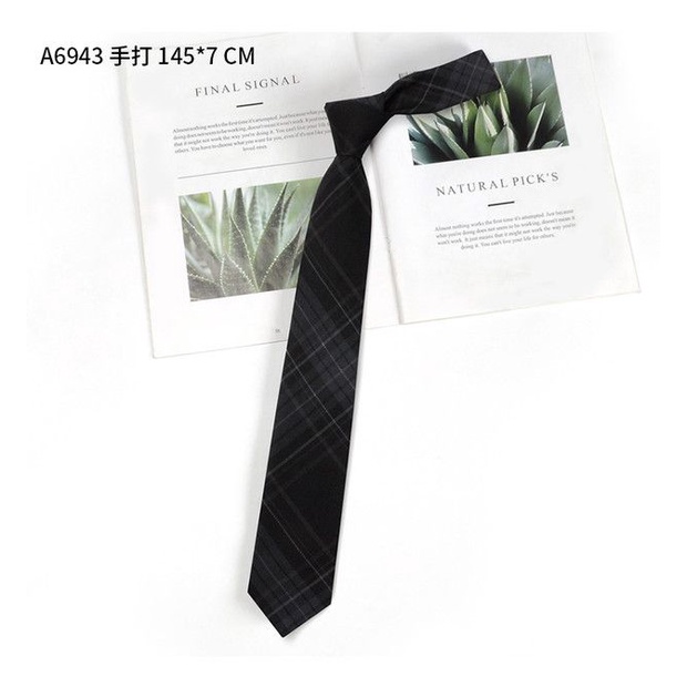 Cà Vạt Nơ Đồng Phục Màu Đen Phong Cách Nhật Bản Cho Nam Và Nữ