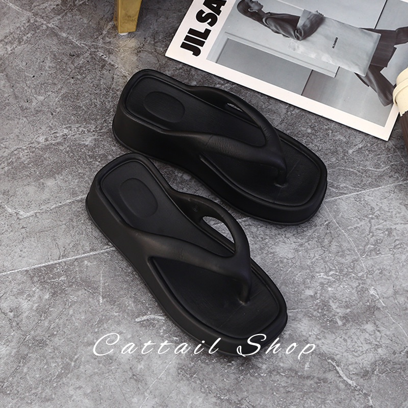 DISHULAN dép dép nữ sandal nữ dép bánh mì nữ dép bánh mì Chống Trượt 062113