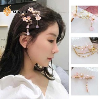 MKEB Kẹp Tóc Kiểu Dáng Hoa Đào Thời Trang Xinh Xắn Dành Cho Nữ