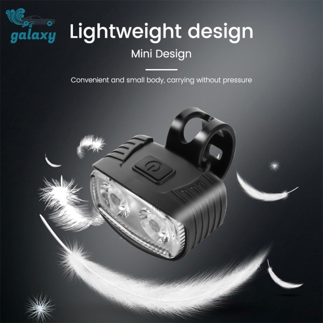 Galaxy Bộ 2 Đèn Led Cảnh Báo Trọng Lượng Nhẹ Chống Thấm Nước Cho Xe Đạp Leo Núi