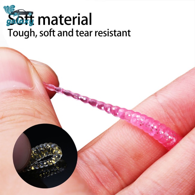 Galaxy Set 216 Mồi Giả Nhử Cá Bằng Nhựa Mềm Kèm Móc Câu