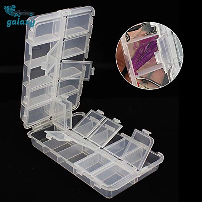 Galaxy Hộp Đựng Dụng Cụ Câu Cá 20 Ngăn Có Thể Điều Chỉnh